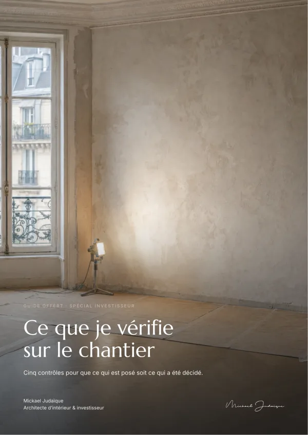 Couverture du guide « Ce que je vérifie sur le chantier »